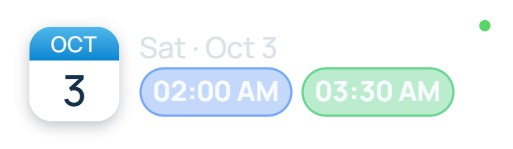 Calendar Date widget in NiveDock