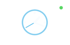 Analog Clock widget in NiveDock