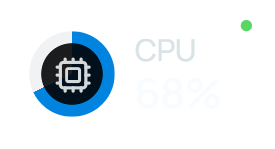CPU Activity widget in NiveDock
