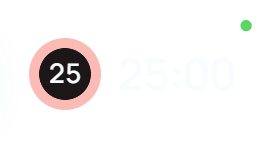 Clock / Focus widget in NiveDock